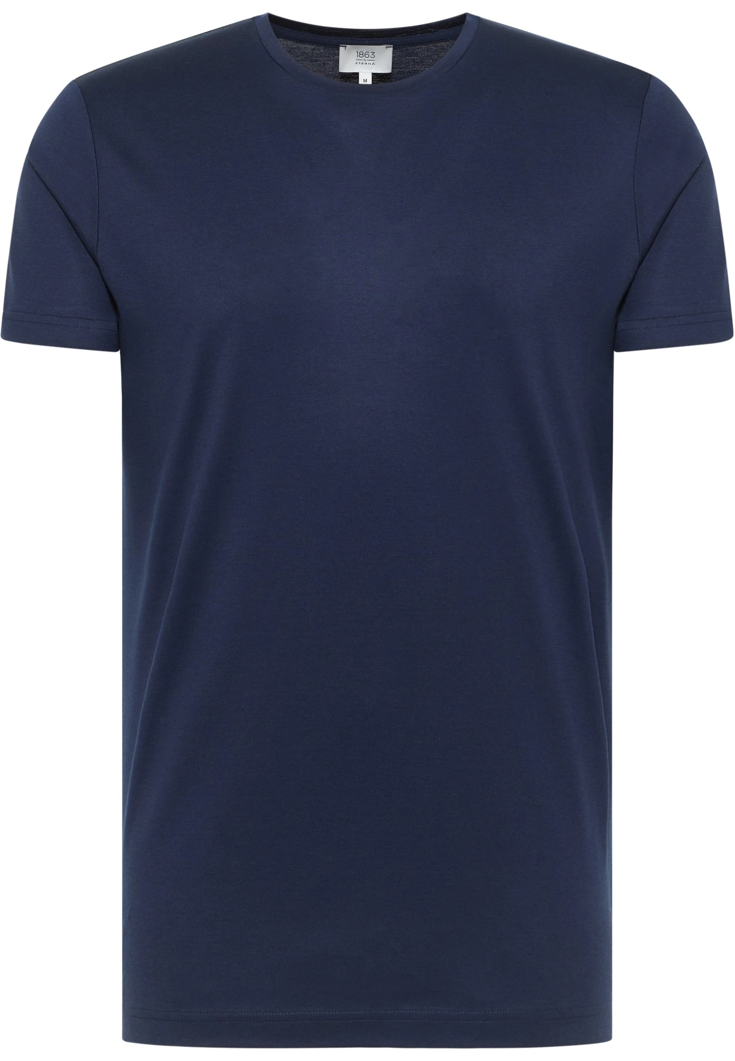 Eterna Soft Tailoring - T-Shirt Basic - Dunkelblau 6 Eterna Soft Tailoring - T-Shirt Basic - Dunkelblau - Afbeelding 4