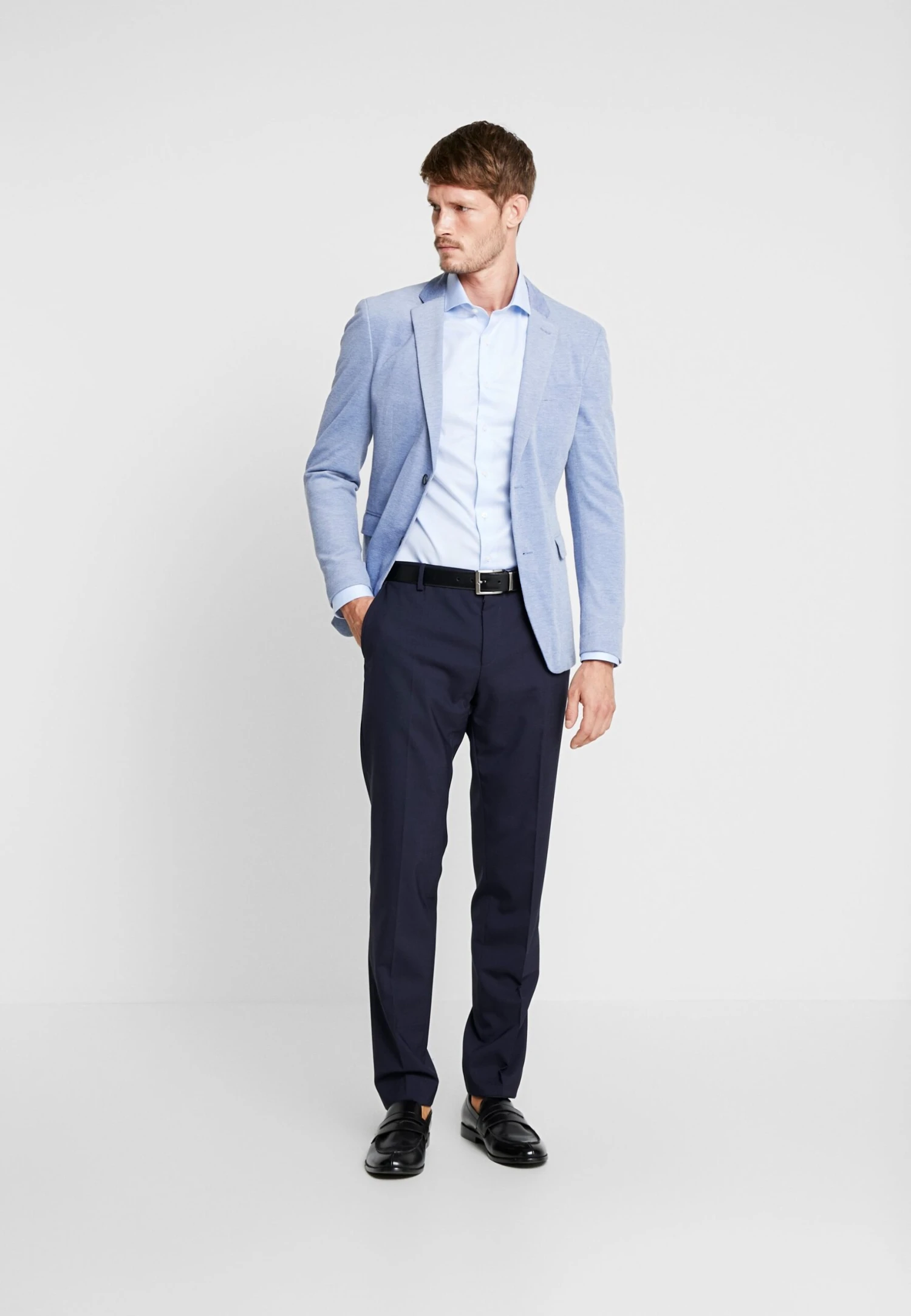 Eterna Slim Fit- Zakelijk Overhemd - Light Blue 4 Eterna Slim Fit- Zakelijk Overhemd - Light Blue - Afbeelding 2