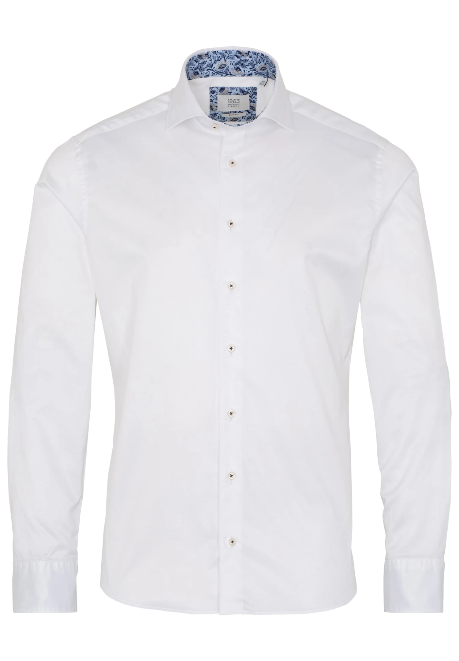 Eterna Langarm Slim Fit - Overhemd - White 6 Eterna Langarm Slim Fit - Overhemd - White - Afbeelding 4