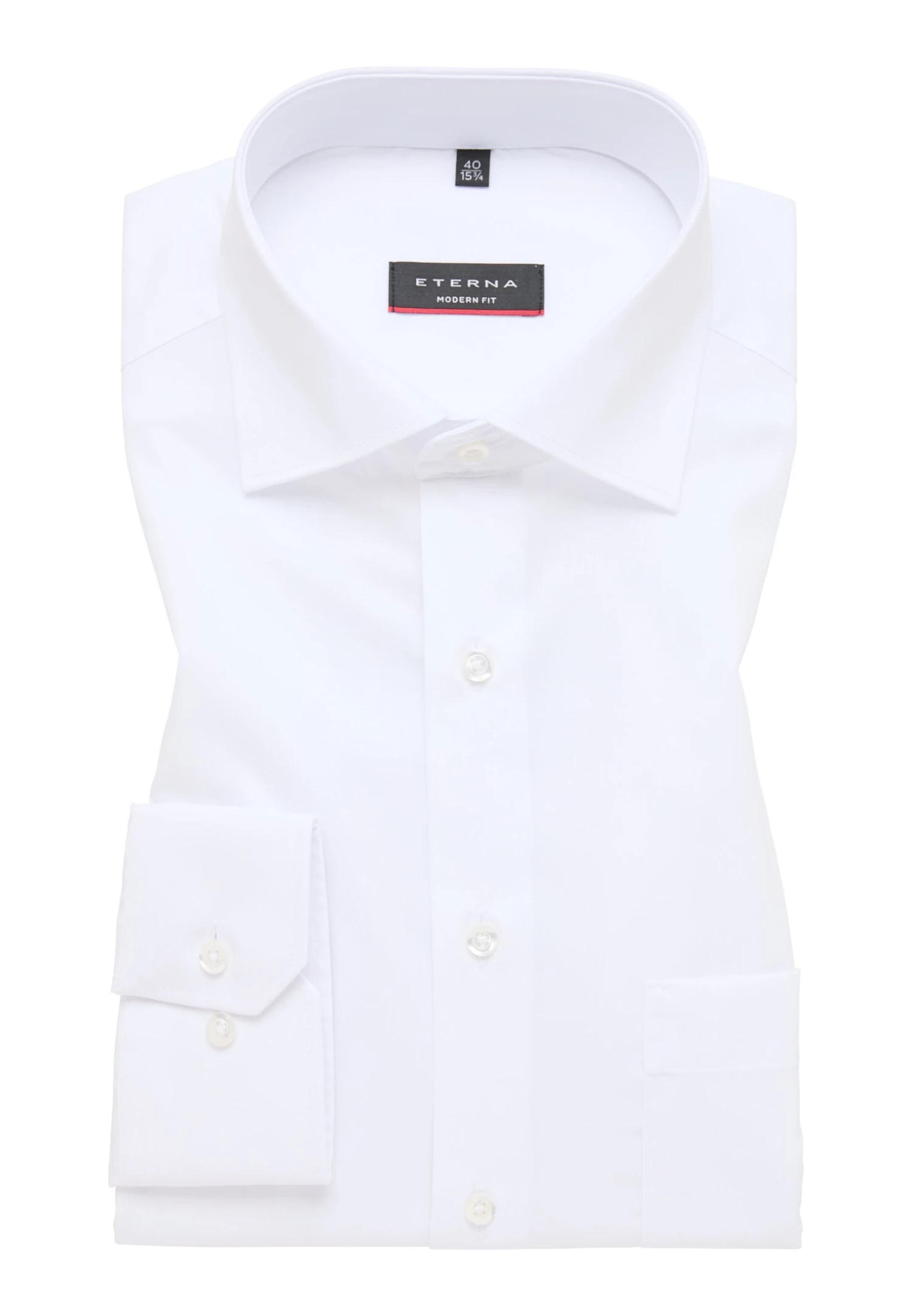 Eterna Stretch Modern Fit - Zakelijk Overhemd - Weiß 7 Eterna Stretch Modern Fit - Zakelijk Overhemd - Weiß - Afbeelding 5