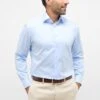 Eterna Luxury Modern Fit - Zakelijk Overhemd - Hellblau -Eterna 8114306749b74747885a2e3323e4fff4