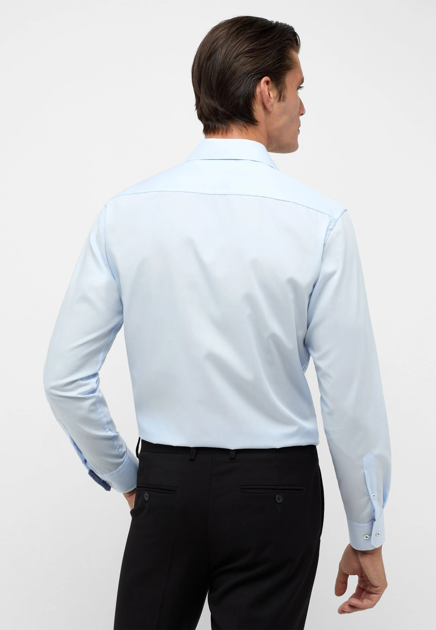 Eterna Original Modern Fit - Zakelijk Overhemd - Himmelblau 4 Eterna Original Modern Fit - Zakelijk Overhemd - Himmelblau - Afbeelding 2