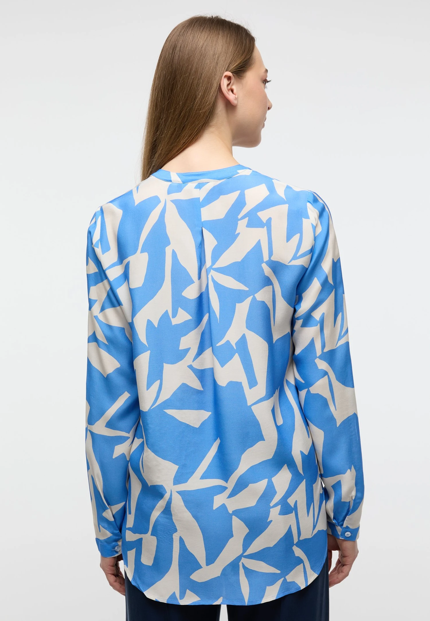 Eterna Classic Fit - Tuniek - Blau 4 Eterna Classic Fit - Tuniek - Blau - Afbeelding 2