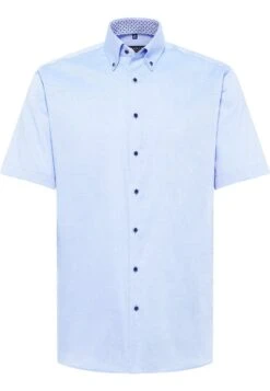 Eterna Unifarbenes Oxford Kurzarm Modern Fit - Overhemd - Blau 11 Eterna Unifarbenes Oxford Kurzarm Modern Fit - Overhemd - Blau -Eterna 835fdaa2cf014ed4b674849cad1b8741