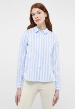 Eterna Casual Luxury Regular Fit - Overhemdblouse - Hellblau