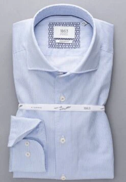 Eterna Modern Fit - Overhemd - Light Blue /White -Eterna 8450845d0d7a418bb9ce4bafd23df24b