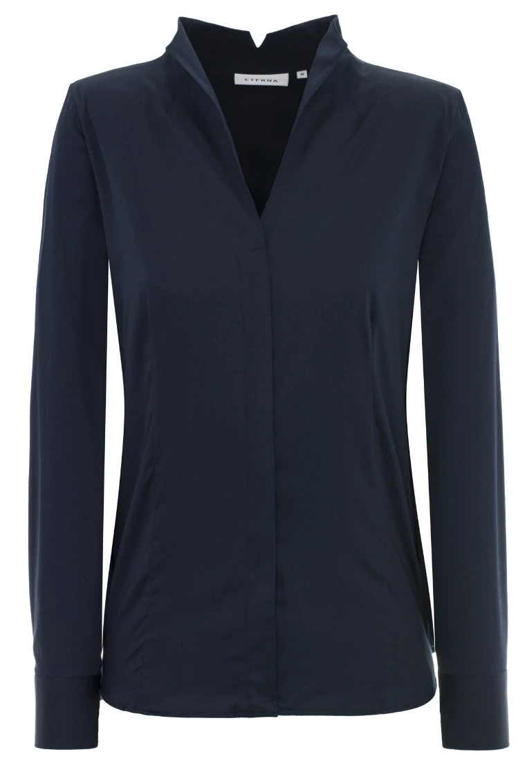 Eterna Comfort Fit - Overhemdblouse - Dark Blue 6 Eterna Comfort Fit - Overhemdblouse - Dark Blue - Afbeelding 4