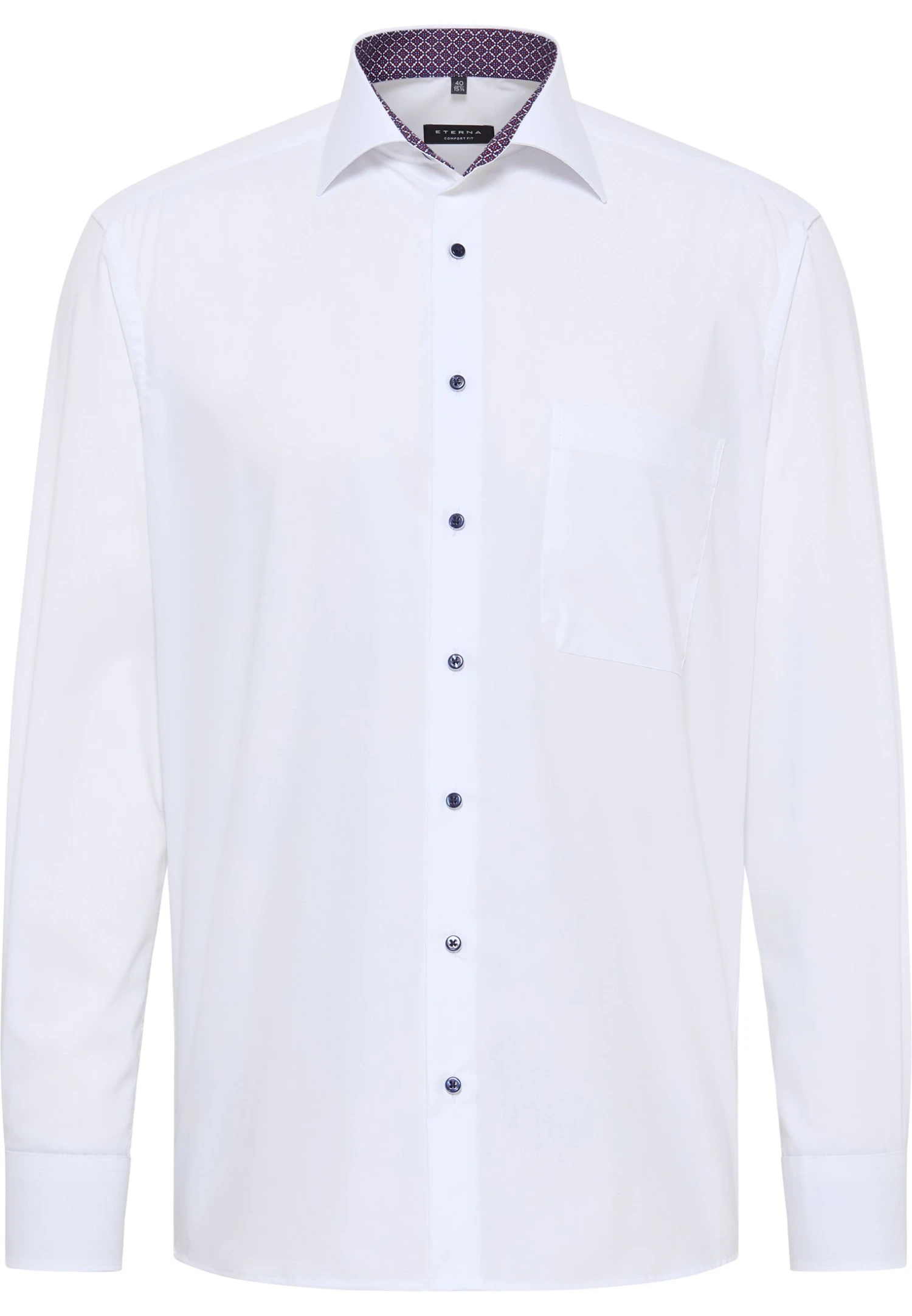 Eterna Comfort Fit - Overhemd - Weiß 6 Eterna Comfort Fit - Overhemd - Weiß - Afbeelding 4