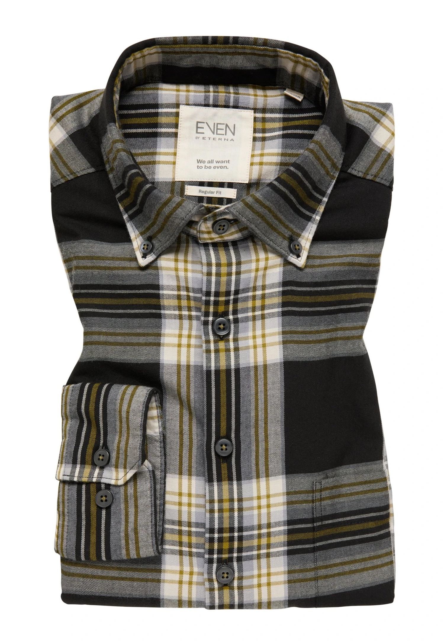 Eterna Soft Regular Fit - Overhemd - Grau 8 Eterna Soft Regular Fit - Overhemd - Grau - Afbeelding 6