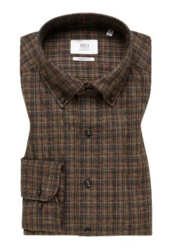 Eterna Kariertes Soft Tailoring Comfort Fit - Overhemd - Cognac 13 Eterna Kariertes Soft Tailoring Comfort Fit - Overhemd - Cognac -Eterna 879886c247d6450e853d733ef86de342