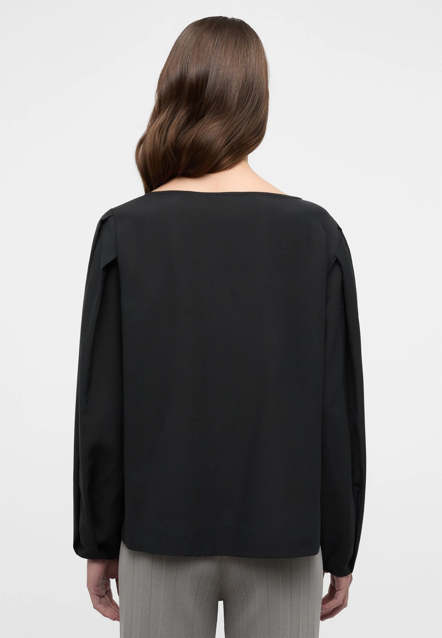 Eterna Loose Fit - Blouse - Schwarz 4 Eterna Loose Fit - Blouse - Schwarz - Afbeelding 2