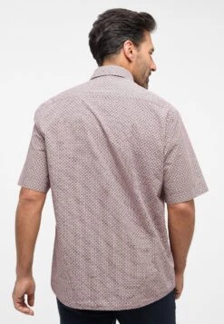 Eterna Seersucker Comfort Fit - Overhemd - Orange -Eterna 8952517a88a047019e6de2f11d458788