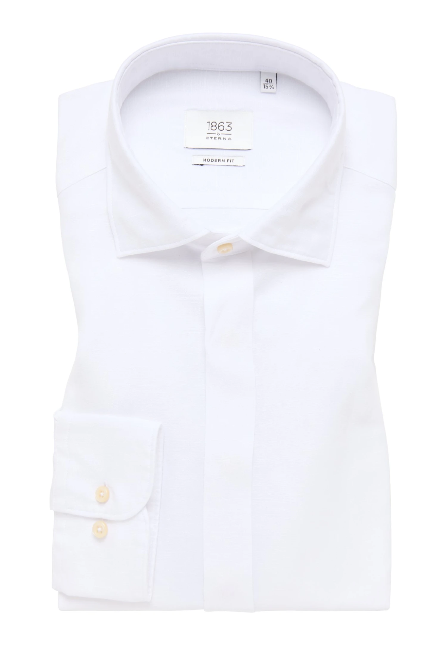 Eterna Modern Fit - Overhemd - Weiß 7 Eterna Modern Fit - Overhemd - Weiß - Afbeelding 5