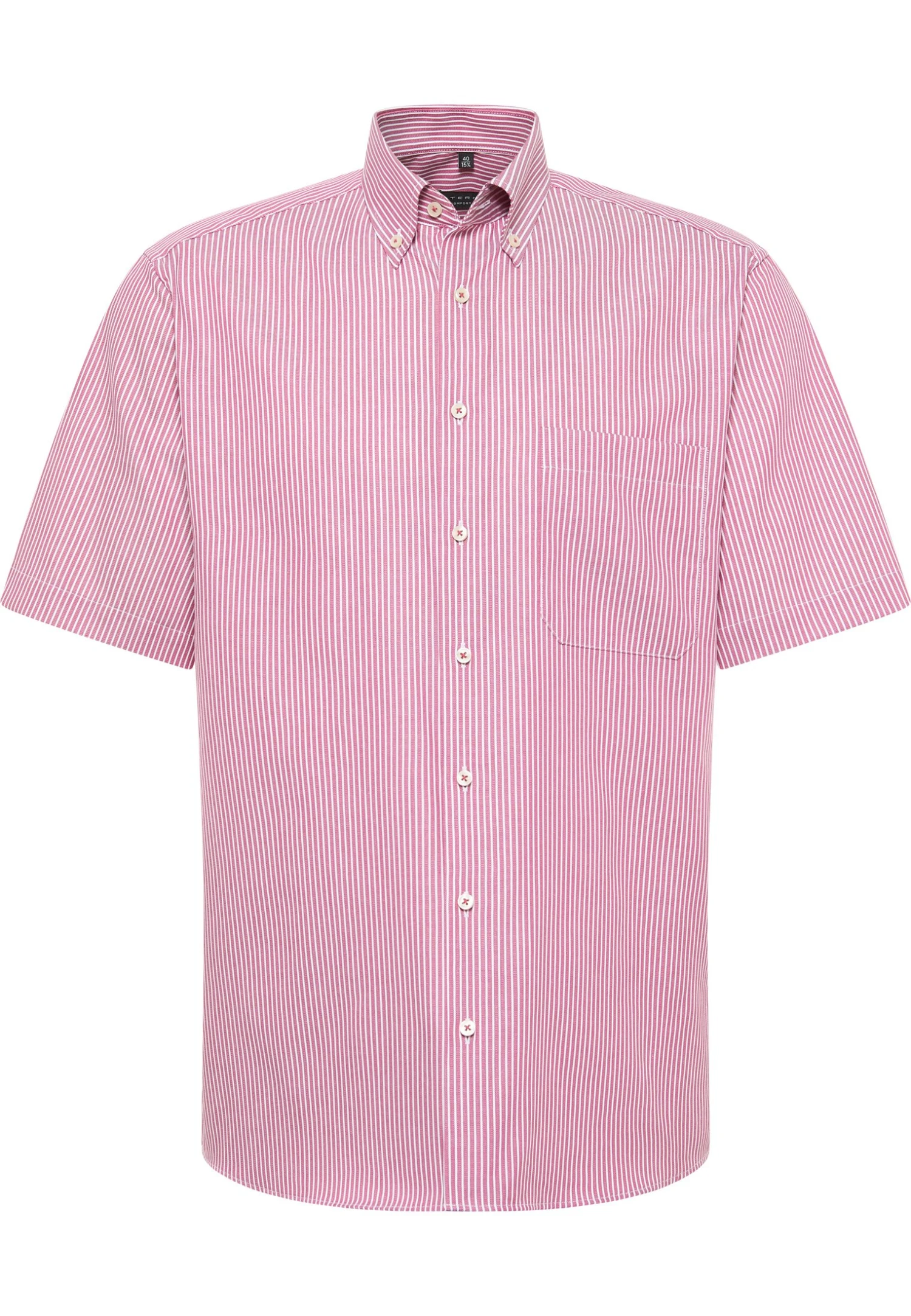 Eterna Gestreiftes Comfort Fit - Overhemd - Rot 6 Eterna Gestreiftes Comfort Fit - Overhemd - Rot - Afbeelding 4