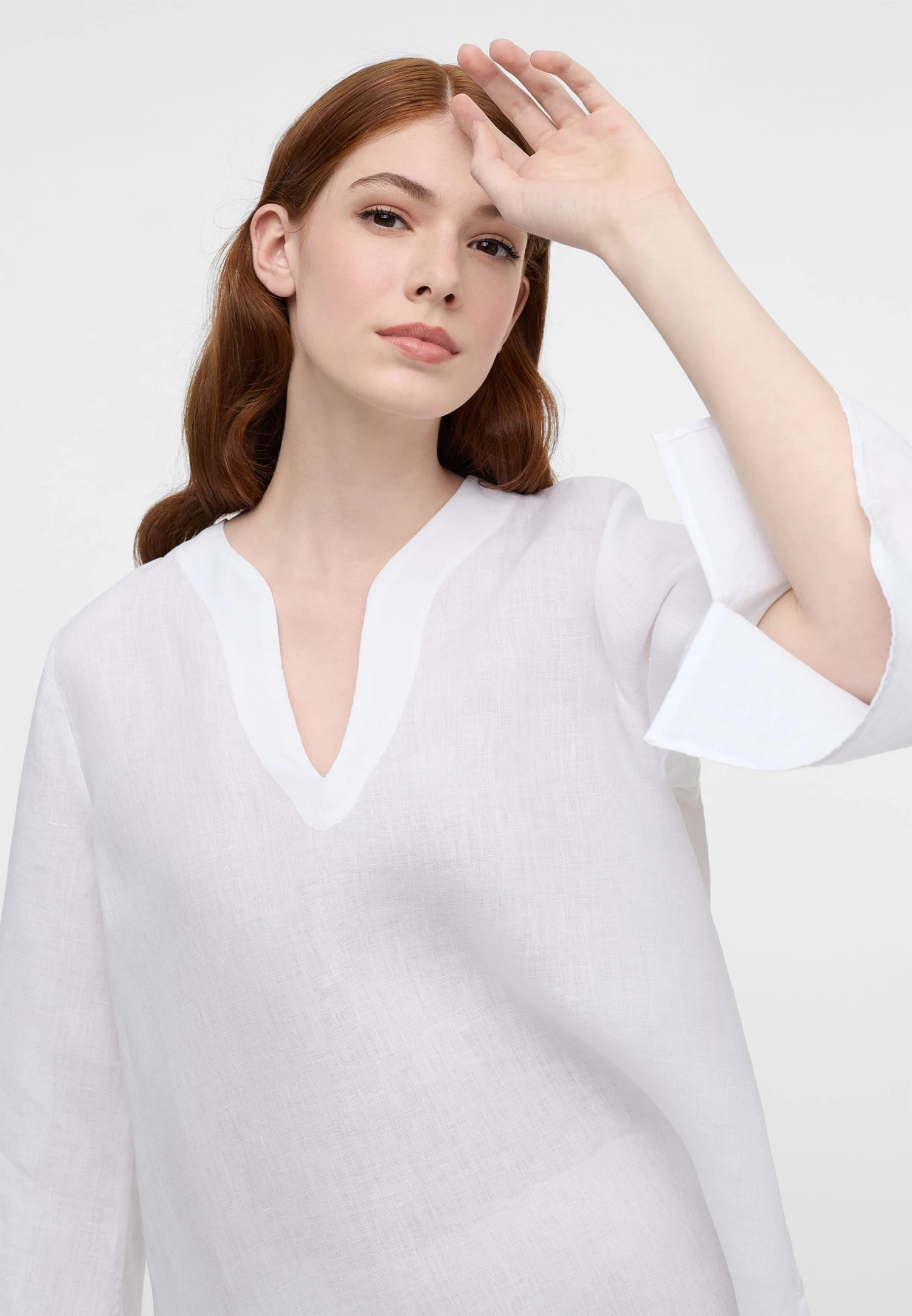 Eterna Loose Fit - Tuniek - Weiß 5 Eterna Loose Fit - Tuniek - Weiß - Afbeelding 3