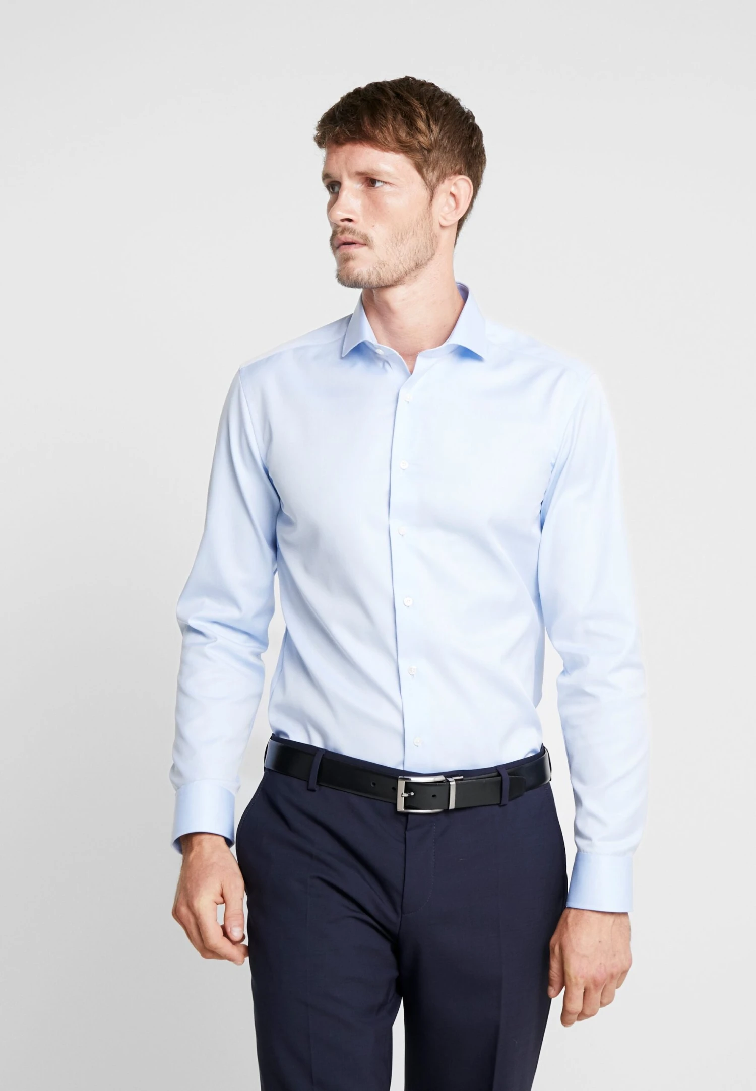 Eterna Slim Fit- Zakelijk Overhemd - Light Blue 3 Eterna Slim Fit- Zakelijk Overhemd - Light Blue