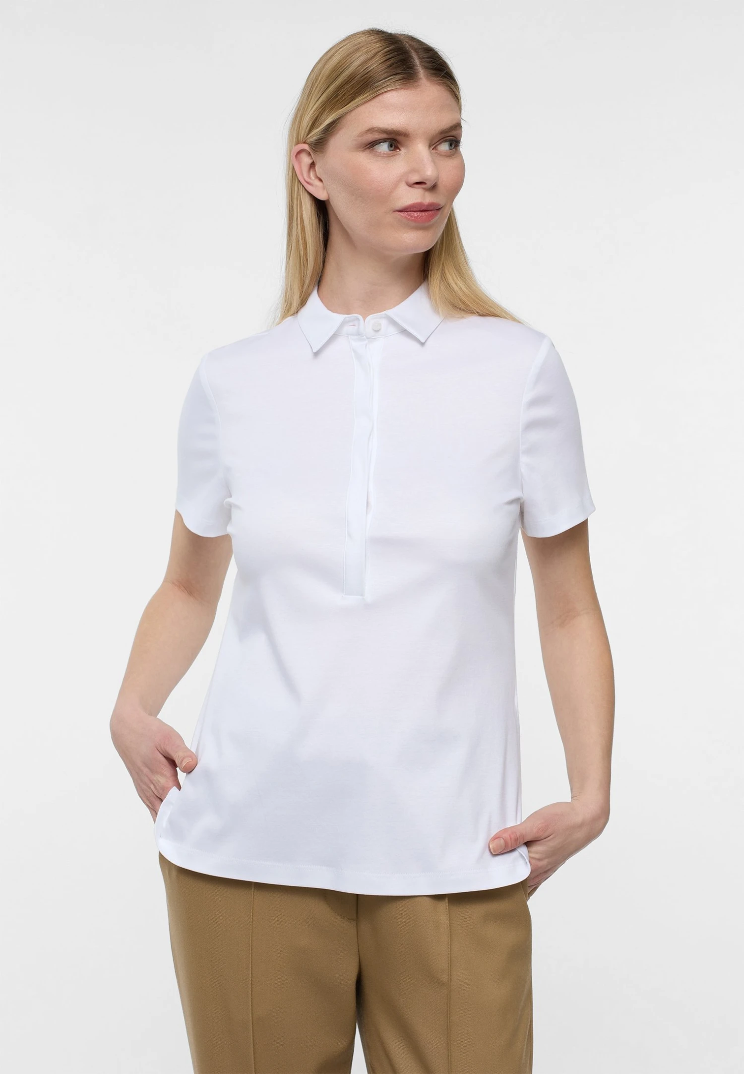 Eterna Regular Fit - Poloshirt - Weiß 3 Eterna Regular Fit - Poloshirt - Weiß