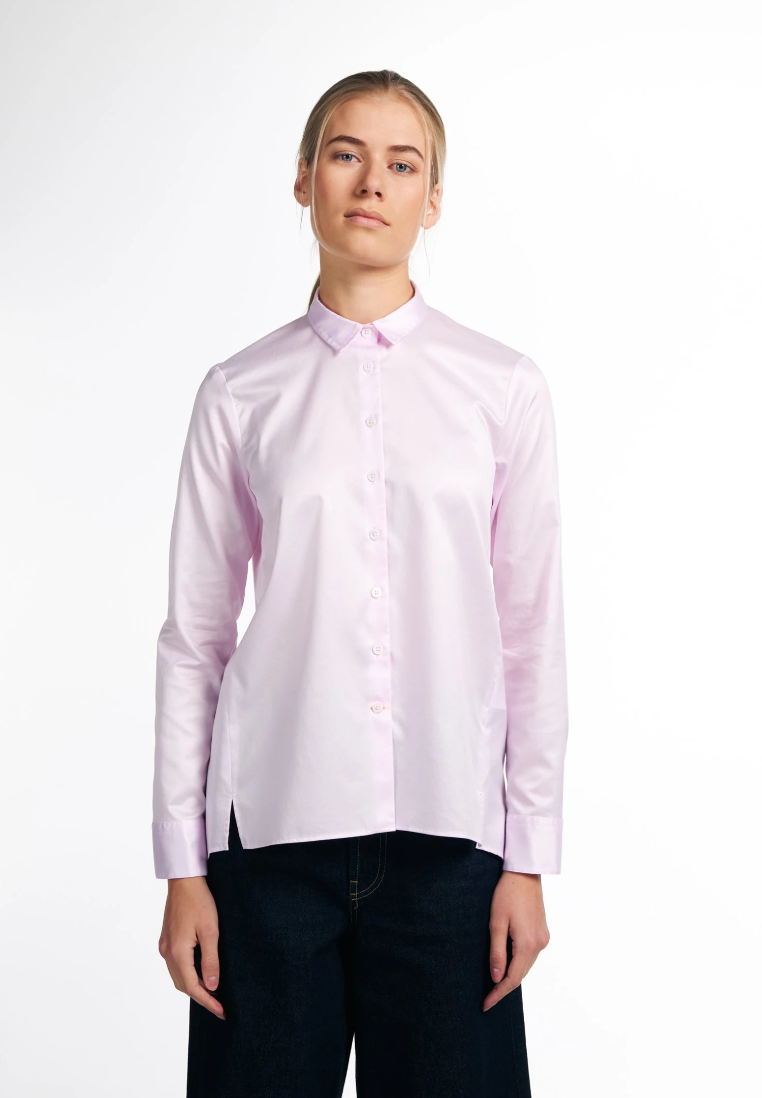 Eterna Langarm Modern Classic- Overhemdblouse - Rosa 3 Eterna Langarm Modern Classic- Overhemdblouse - Rosa