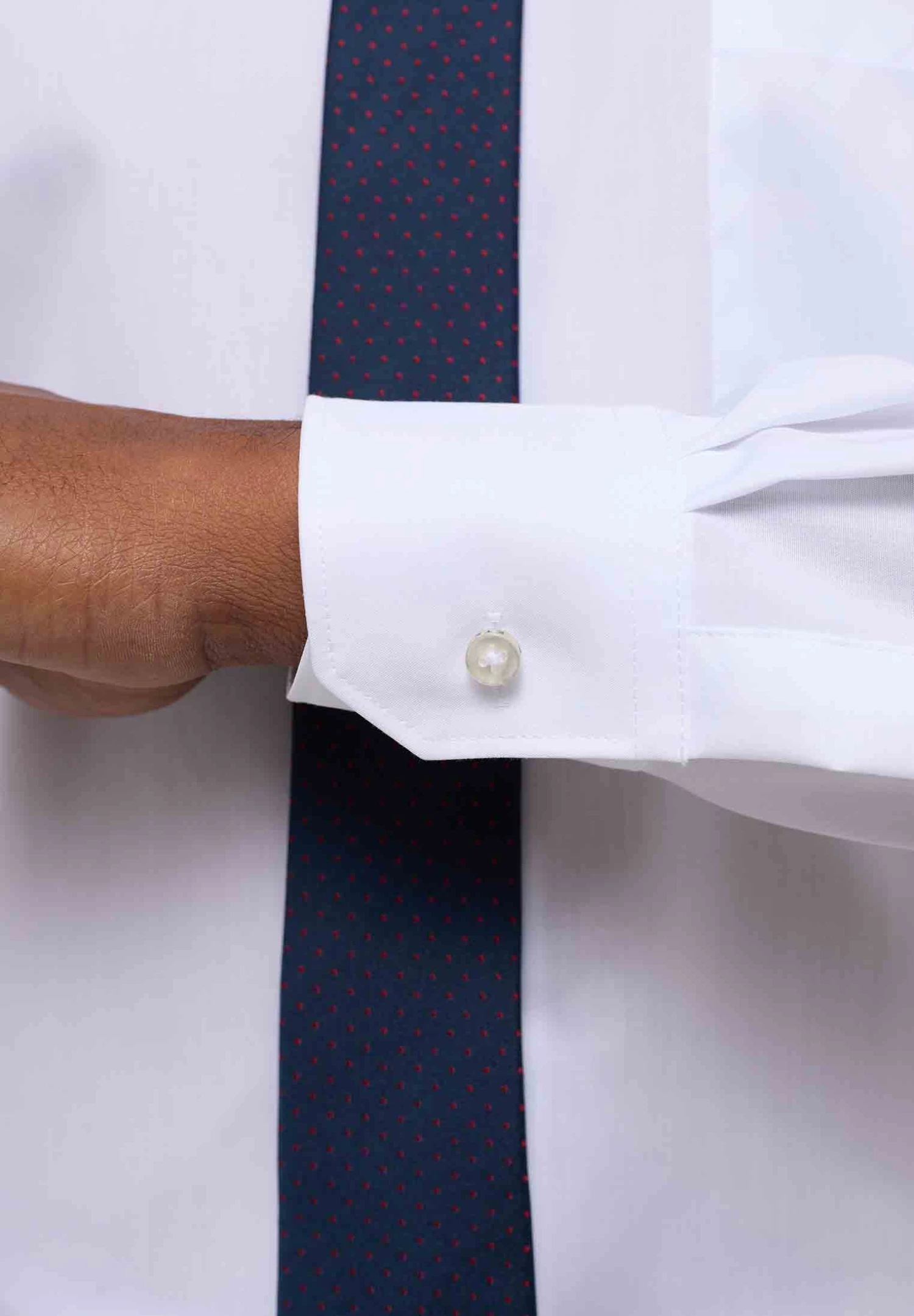 Eterna Unifarbenes Popeline-Hemd - Comfort Fit - Zakelijk Overhemd - Weiß 5 Eterna Unifarbenes Popeline-Hemd - Comfort Fit - Zakelijk Overhemd - Weiß - Afbeelding 3