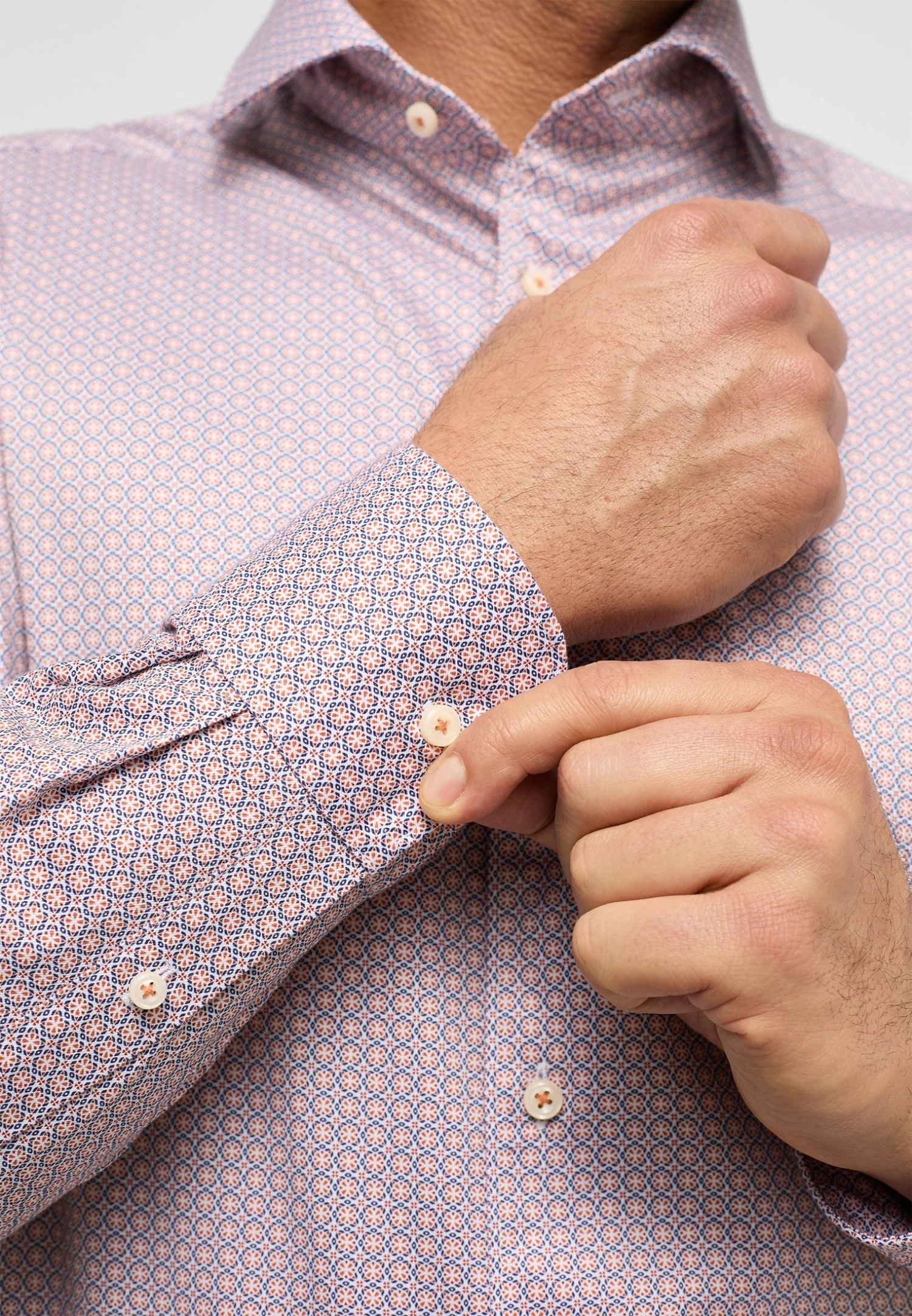 Eterna Comfort Fit - Overhemd - Orange 5 Eterna Comfort Fit - Overhemd - Orange - Afbeelding 3