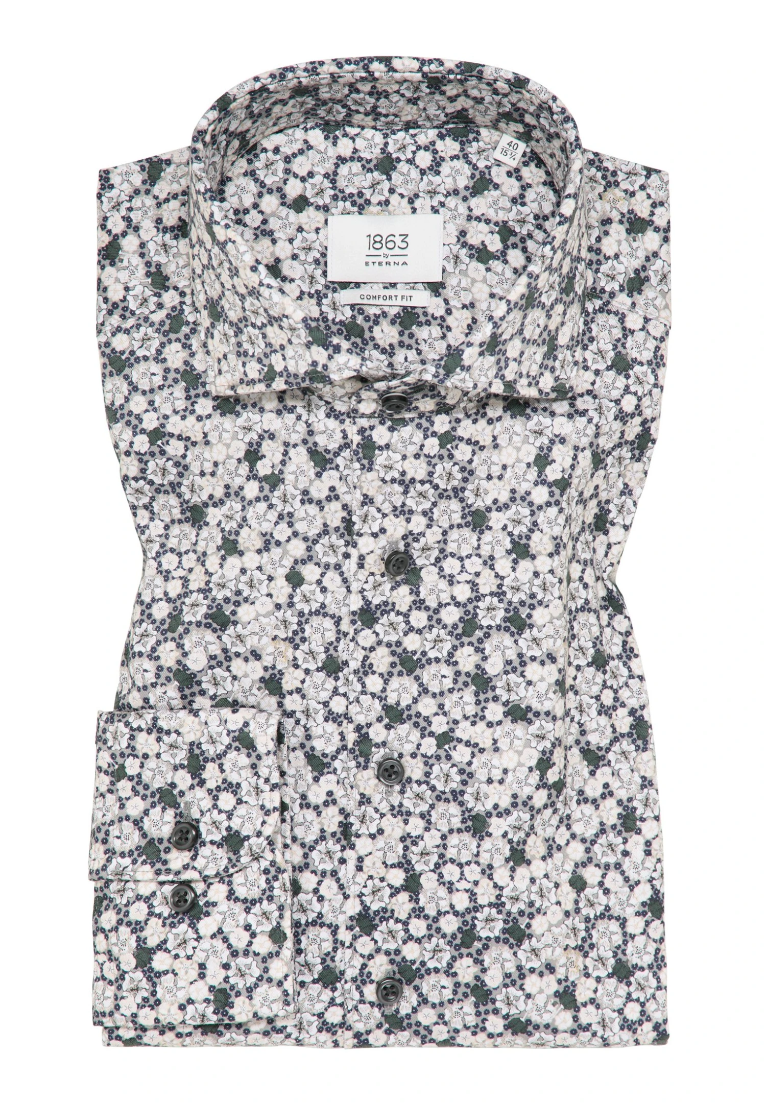 Eterna Soft Tailoring Comfort Fit - Overhemd - Grau 7 Eterna Soft Tailoring Comfort Fit - Overhemd - Grau - Afbeelding 5