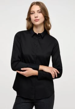 Eterna Langarm Modern Classic - Overhemdblouse - Schwarz