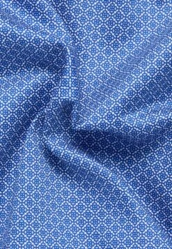 Eterna Bedrucktes Twill Kurzarm Modern Fit - Overhemd - Hellblau -Eterna 9227aa1e5d0146dc90f8c3931d5b47ed