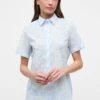 Eterna Kurzarm Regular Fit - Overhemdblouse - Hellblau 1 Eterna Kurzarm Regular Fit - Overhemdblouse - Hellblau -Eterna 922b5adad5fa4e589d5b004ec384c9e8