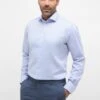 Eterna Struktur-Modern Fit - Overhemd - Hellblau 1 Eterna Struktur-Modern Fit - Overhemd - Hellblau -Eterna 927f56692f9e424cbcef94402e8697b2