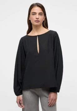 Eterna Loose Fit - Blouse - Schwarz