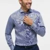 Eterna Modern Fit - Overhemd - Denim -Eterna 92cfb4fe5edd42e6b8f23193f710e033