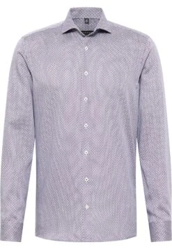 Eterna Print - Overhemd - Blau Rot -Eterna 937f4d54bceb49b6930c7c7c6c623fd1