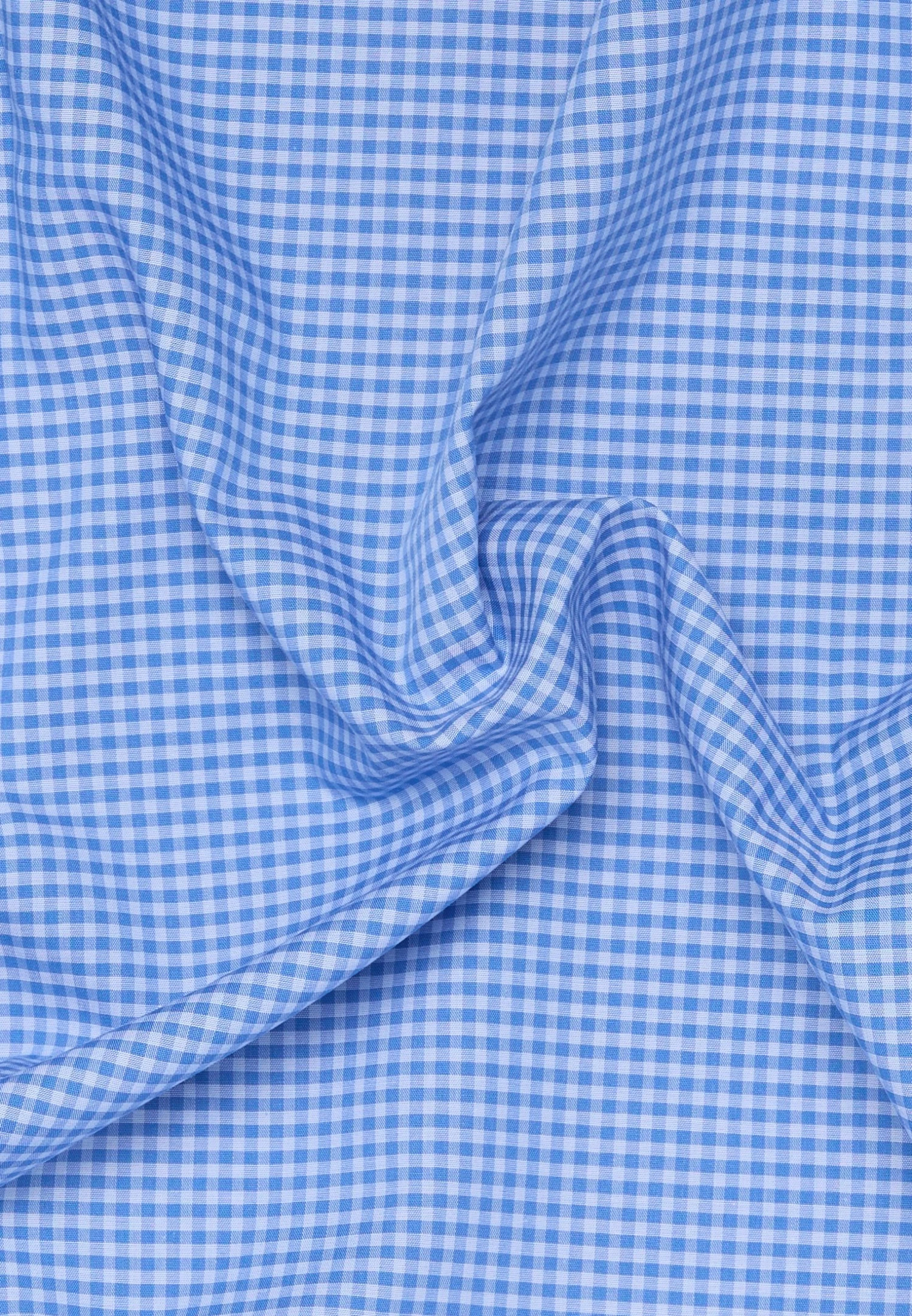 Eterna Kariertes Popeline Comfort Fit - Overhemd - Denim 7 Eterna Kariertes Popeline Comfort Fit - Overhemd - Denim - Afbeelding 5