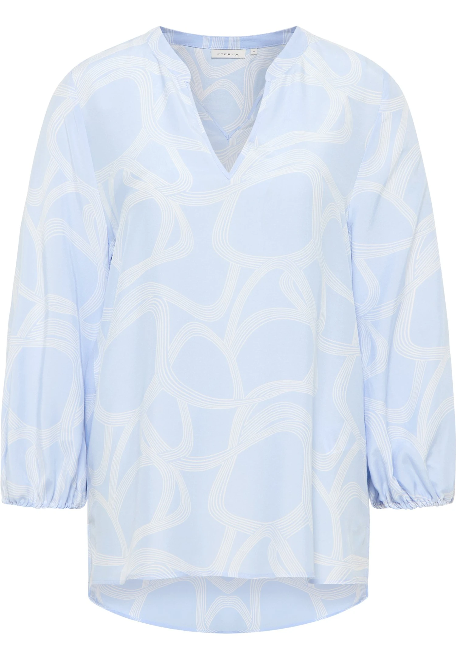 Eterna Regular Fit - Blouse - Hellblau 6 Eterna Regular Fit - Blouse - Hellblau - Afbeelding 4