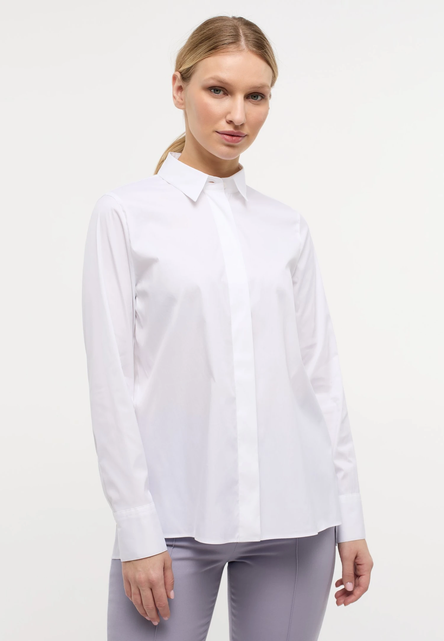 Eterna Loose Fit - Overhemdblouse - Weiß 3 Eterna Loose Fit - Overhemdblouse - Weiß