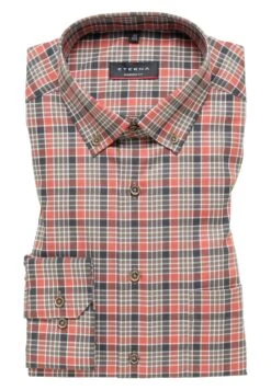 Eterna Kariertes Modern Fit - Overhemd - Rusty Red 13 Eterna Kariertes Modern Fit - Overhemd - Rusty Red -Eterna 97b6c156871449ef94e05b74211e46a3