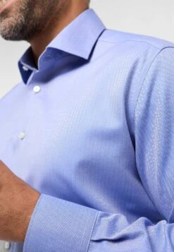 Eterna Never Iron Comfort Fit - Overhemd - Royal Blau -Eterna 9872d8d9af9a47deacd8a94212b8ee72
