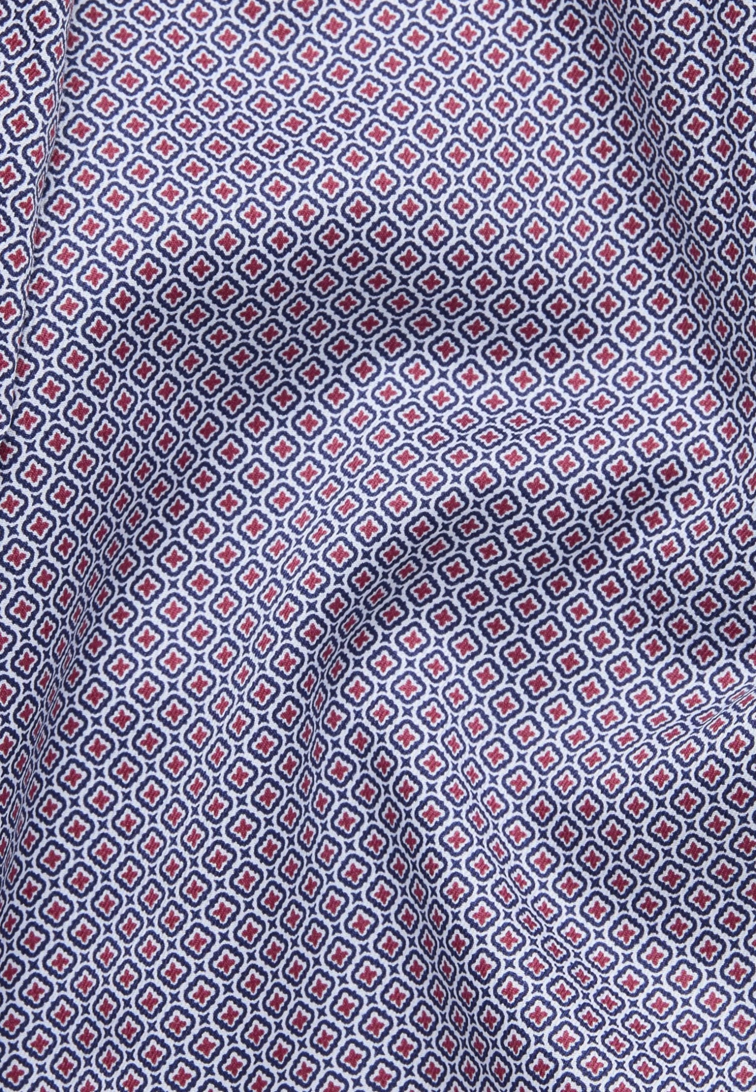 Eterna Print- Modern Fit - Overhemd - Blau Rot 7 Eterna Print- Modern Fit - Overhemd - Blau Rot - Afbeelding 5