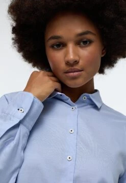 Eterna Classic Fit - Overhemdblouse - Mittelblau -Eterna 99f51d4874804676a78c6744ea810dae