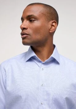 Eterna Kariertes Twill Comfort Fit - Zakelijk Overhemd - Blau 10 Eterna Kariertes Twill Comfort Fit - Zakelijk Overhemd - Blau -Eterna 9a941db9fd22475c8a4f80f86632be29