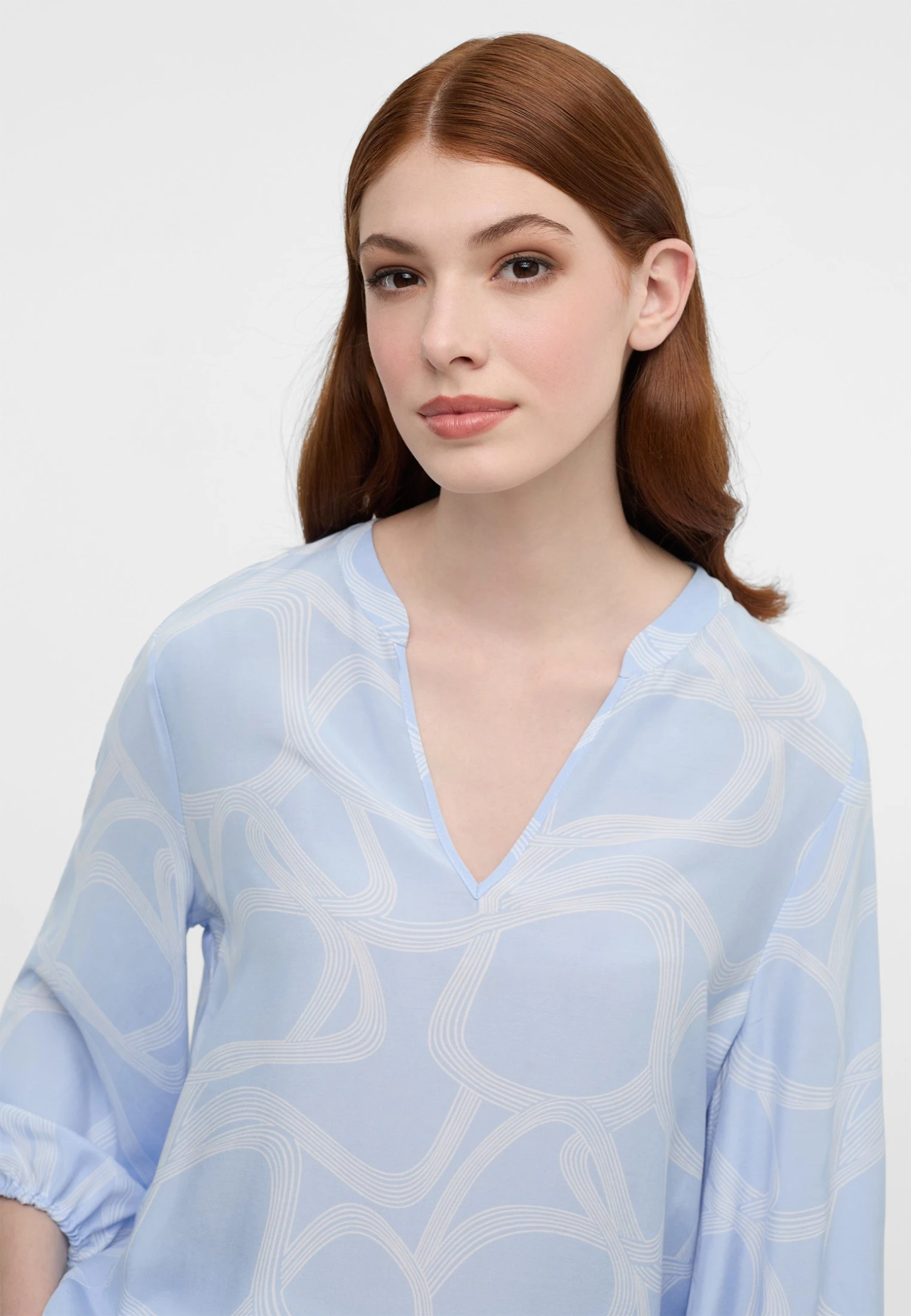 Eterna Regular Fit - Blouse - Hellblau 5 Eterna Regular Fit - Blouse - Hellblau - Afbeelding 3