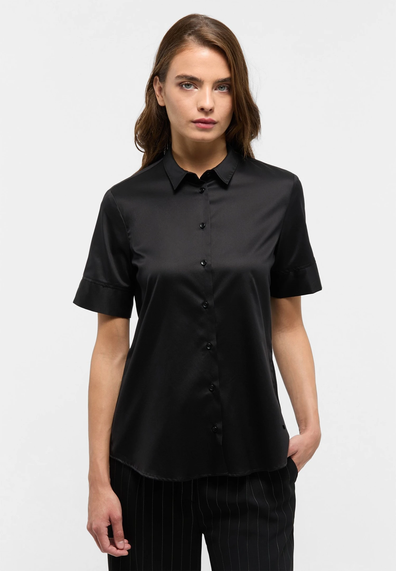 Eterna Modern Classic Uni - Overhemdblouse - Schwarz 3 Eterna Modern Classic Uni - Overhemdblouse - Schwarz