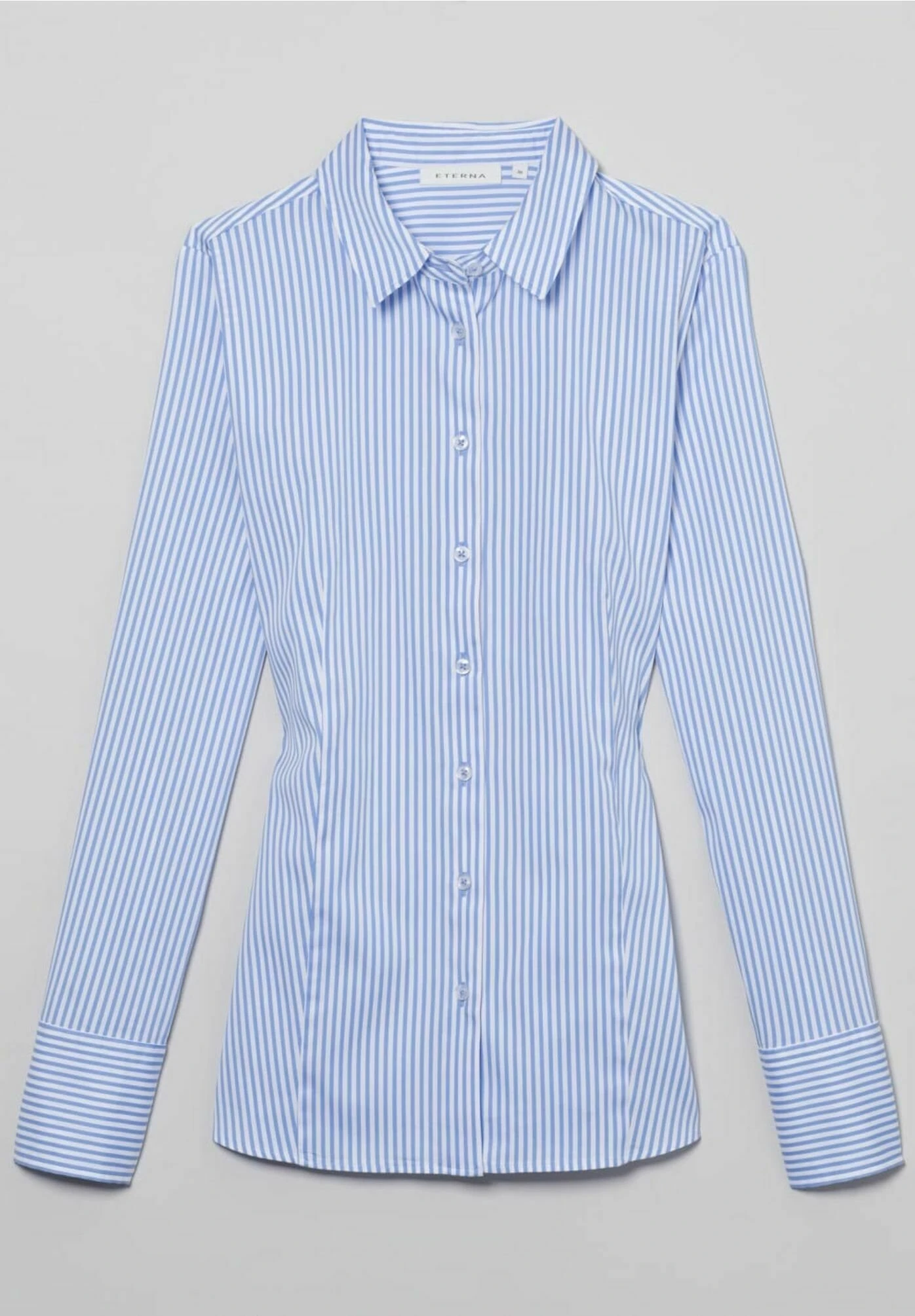 Eterna Overhemdblouse - Hellblau Weiß (12) 3 Eterna Overhemdblouse - Hellblau Weiß (12)