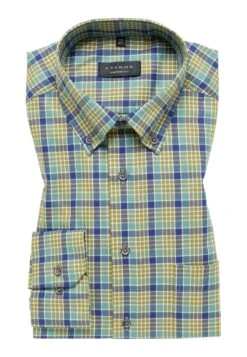 Eterna Kariertes Comfort Fit - Overhemd - Grün 13 Eterna Kariertes Comfort Fit - Overhemd - Grün -Eterna a09081229dec40beb125331ad0266849