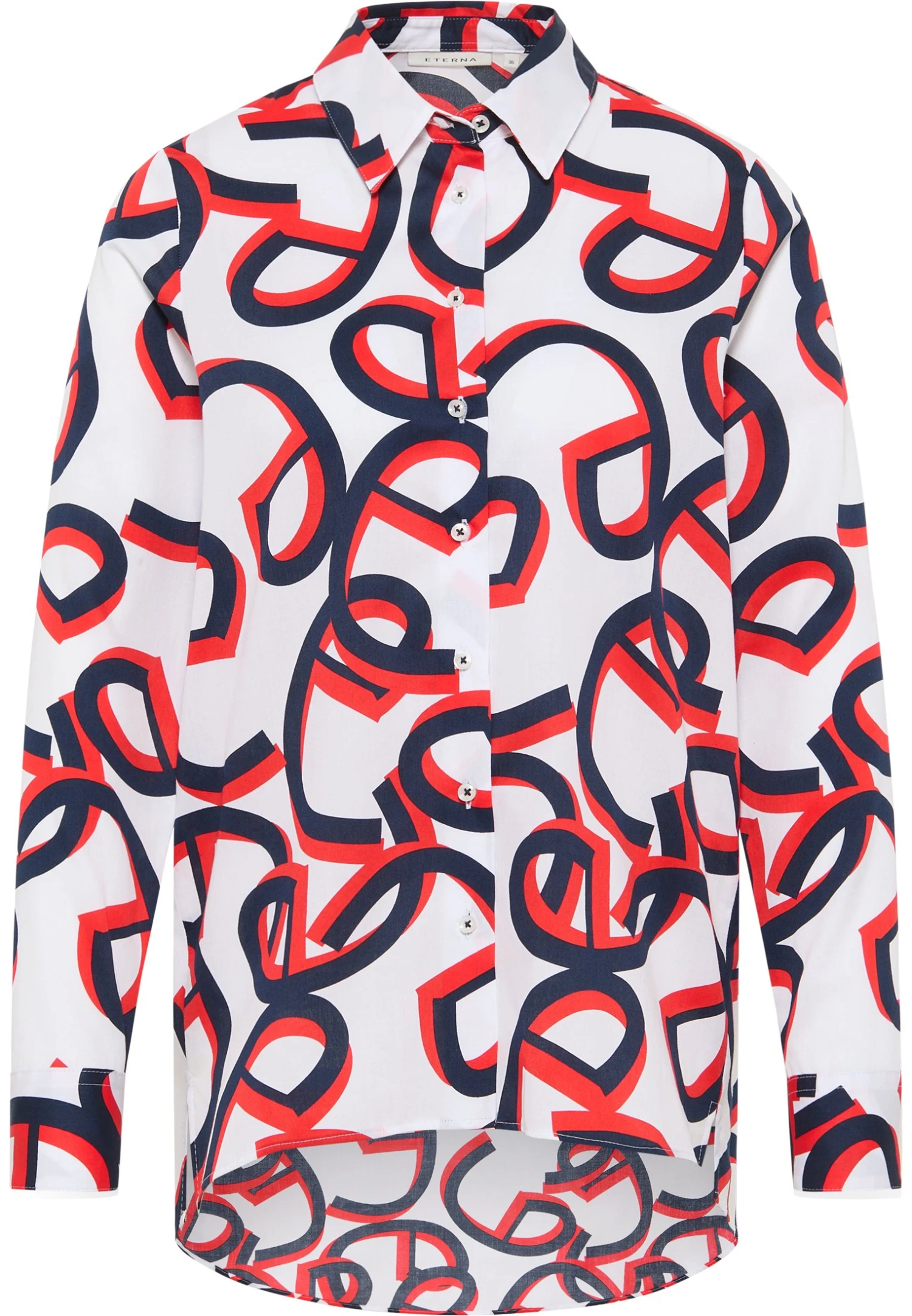 Eterna Loose Fit - Overhemdblouse - Rot 6 Eterna Loose Fit - Overhemdblouse - Rot - Afbeelding 4