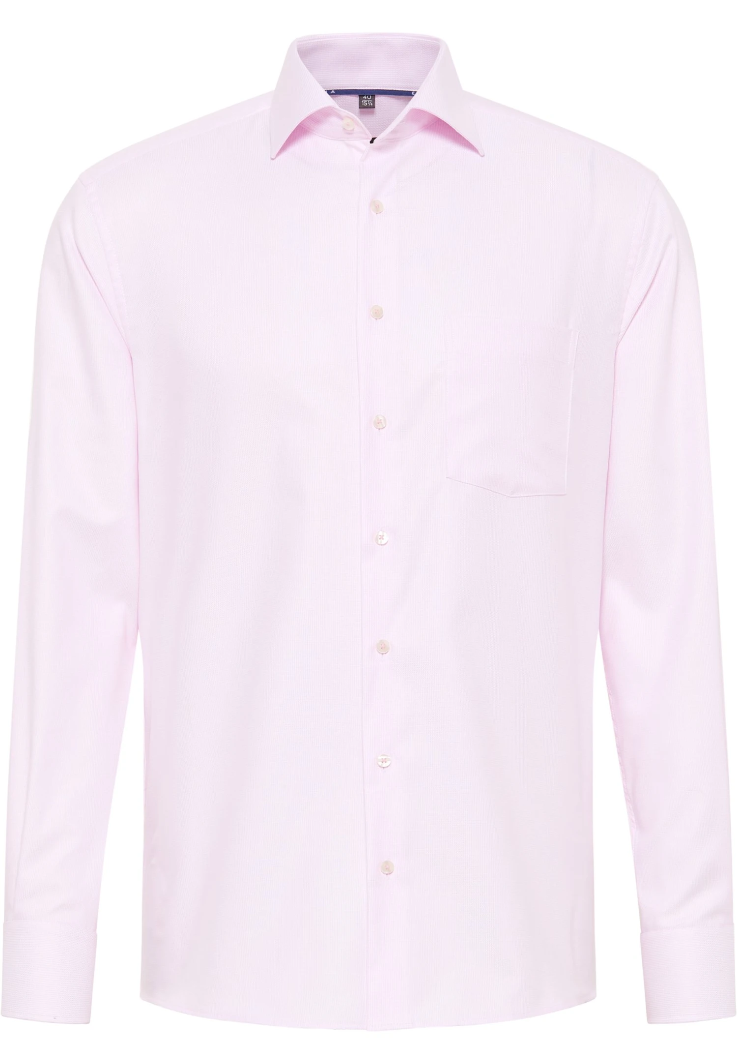 Eterna Strukturiertes Twill Modern Fit - Overhemd - Rosa 6 Eterna Strukturiertes Twill Modern Fit - Overhemd - Rosa - Afbeelding 4