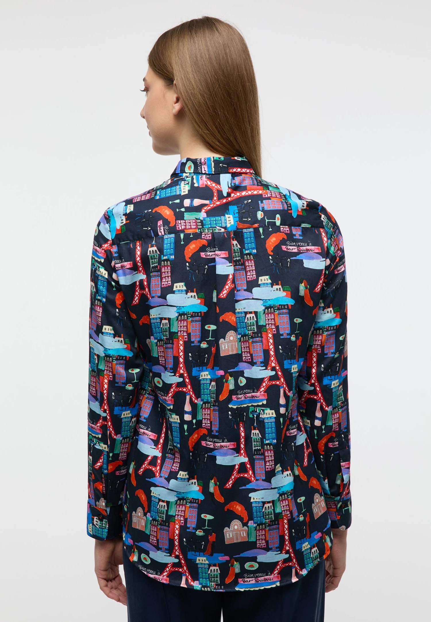 Eterna Classic Fit - Overhemd - Navy 4 Eterna Classic Fit - Overhemd - Navy - Afbeelding 2