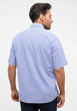 Eterna Seersucker Comfort Fit - Overhemd - Blau -Eterna a33f2c4936604fd383d03b4a8c24e912