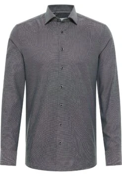 Eterna Strukturiertes - Overhemd - Graphit -Eterna a4ebca117b3143d4b5c529f5f29b6c33