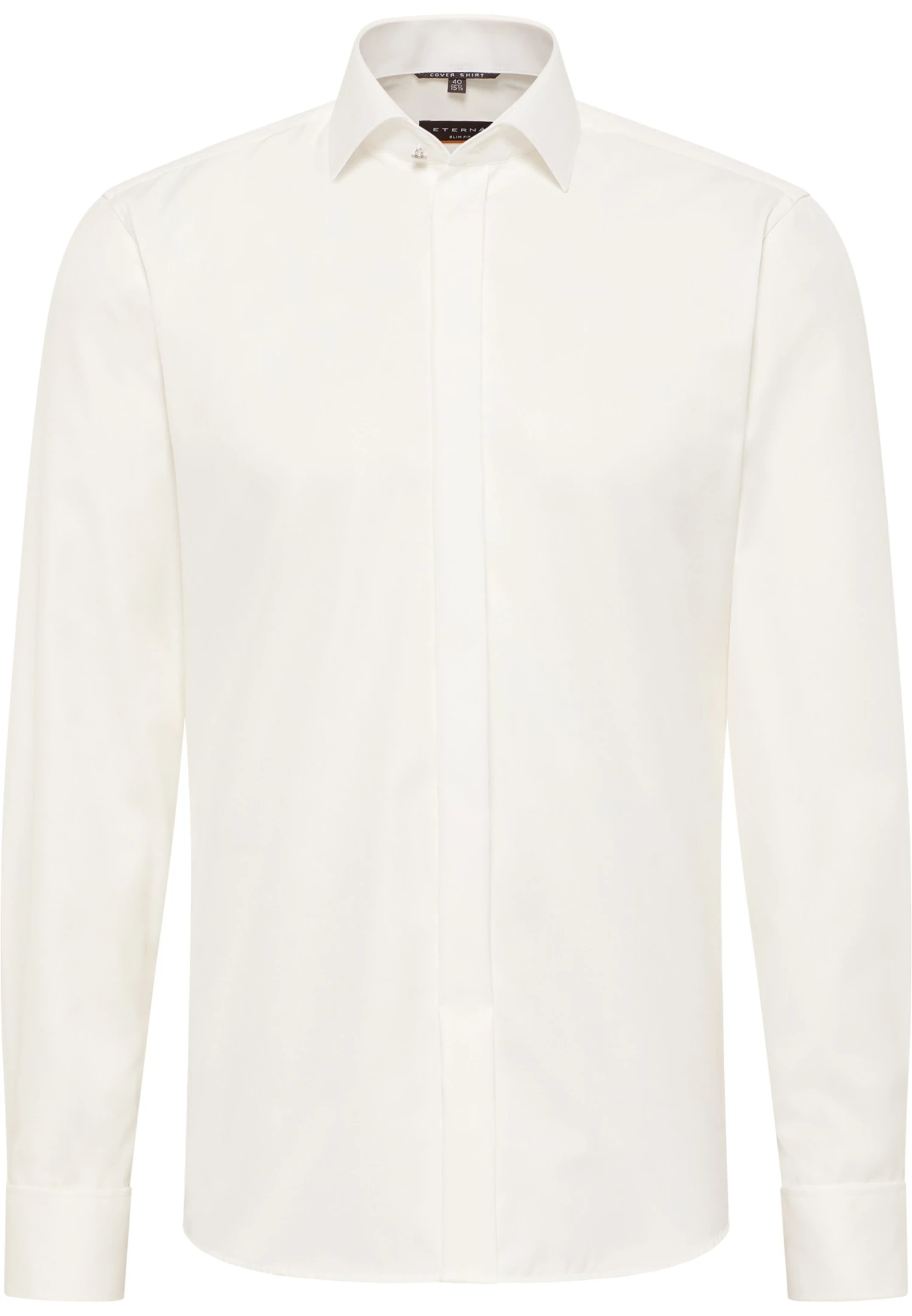 Eterna Unifarbenes Cover- Zakelijk Overhemd - Beige 6 Eterna Unifarbenes Cover- Zakelijk Overhemd - Beige - Afbeelding 4